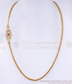 New Model Ruby White Stone Impon Mugappu Chain Design MCH1538