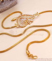 30 Inch Long White Stone Peacock Gold Mugappu Chain Online MCH1542-Lg