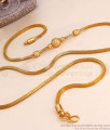 30 Inch Long Plain 1 Gram Gold Plated Thali Chain For Women MCH1547-Lg