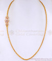 Stylish Gold Plated Thali Chain Diamond Mugappu Design MCH1581