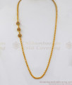 Three Ball Model Ruby Emerald Stone Gold Mugappu Chain MCH926