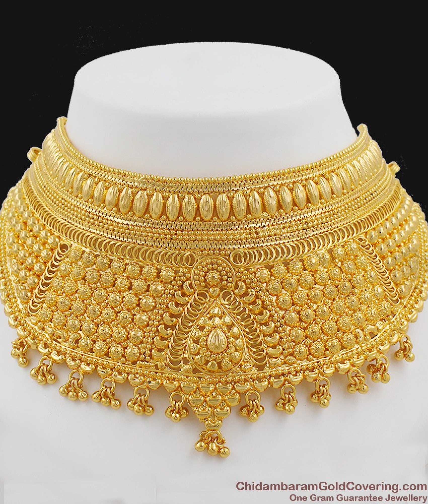 Bollywood Style Big Full Neck Coverage Bridal Choker Online Designs ...