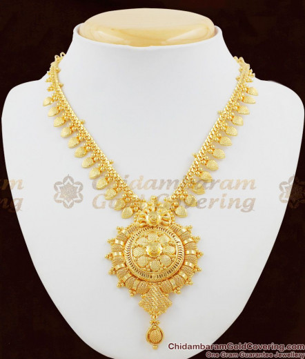 Stunning Bridal Design Gold Plated Choker Necklace NCKN1078