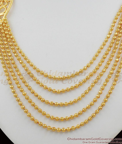 Premium Quality 1 Gram gold Jewellery- Necklace with Earrings set!! –  Royskart