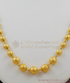 Gold Plated Ball Design Necklace Jewelry For Womens Low Price Online NCKN1163