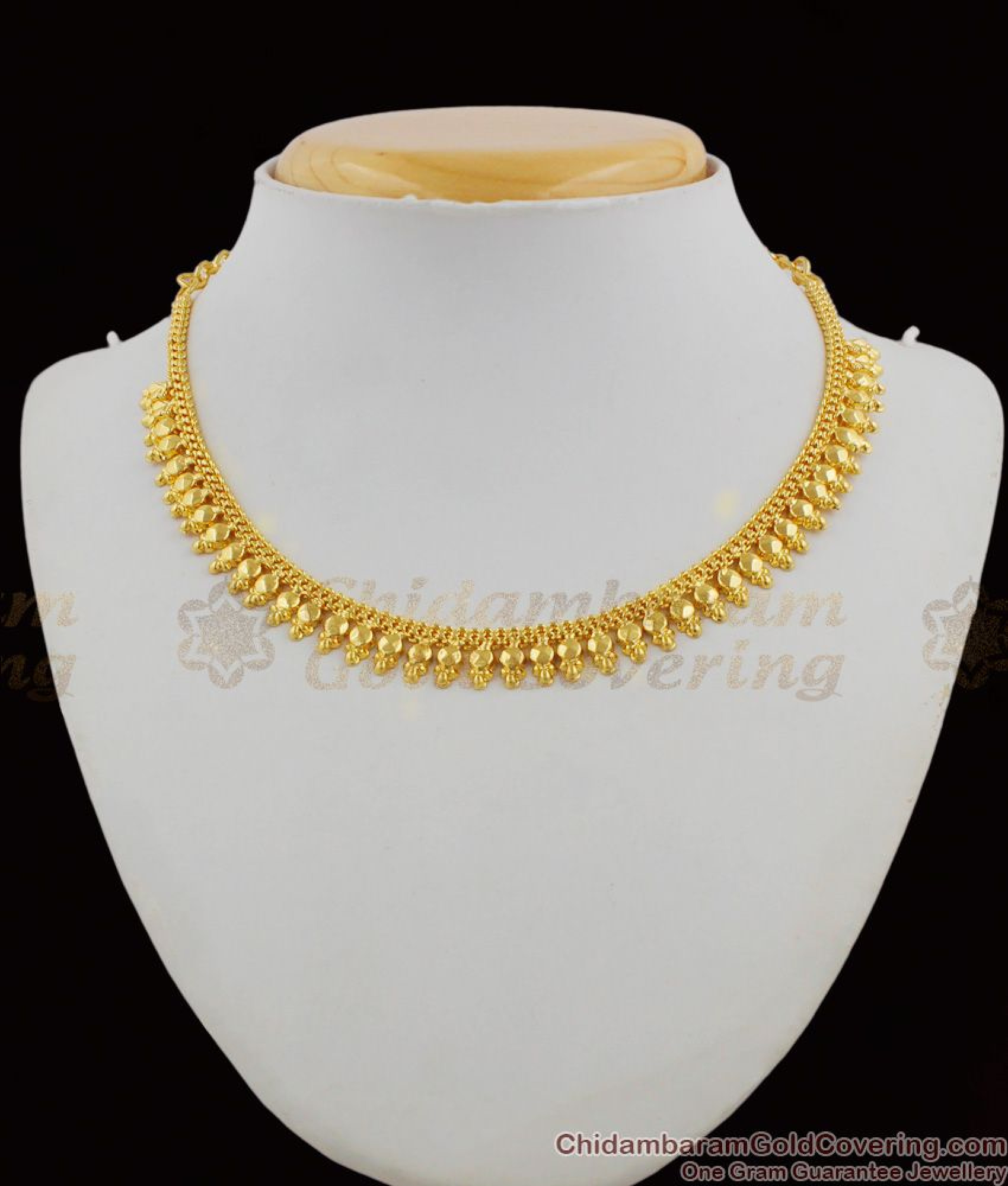 Mullaipoo Choker Model Light Weight Attigai Gold Inspired Bridal ...