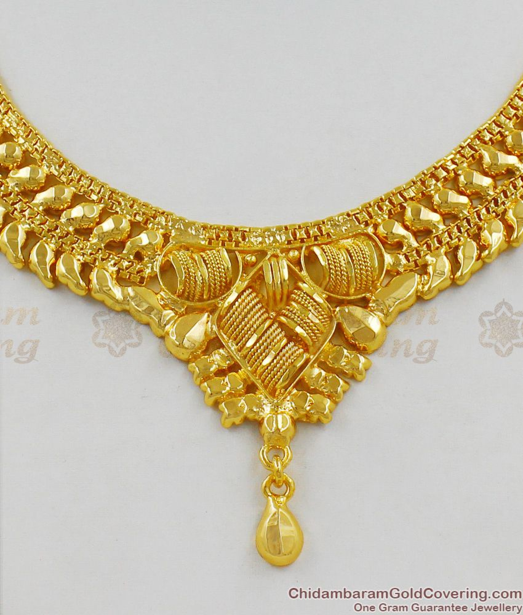 Tremendous Calcutta Design Gold Plated Bridal Necklace Jewelry For ...