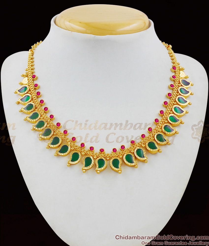 Traditional Attigai Kerala Palakka Necklace For Ladies Best Selling Jewellery NCKN1472