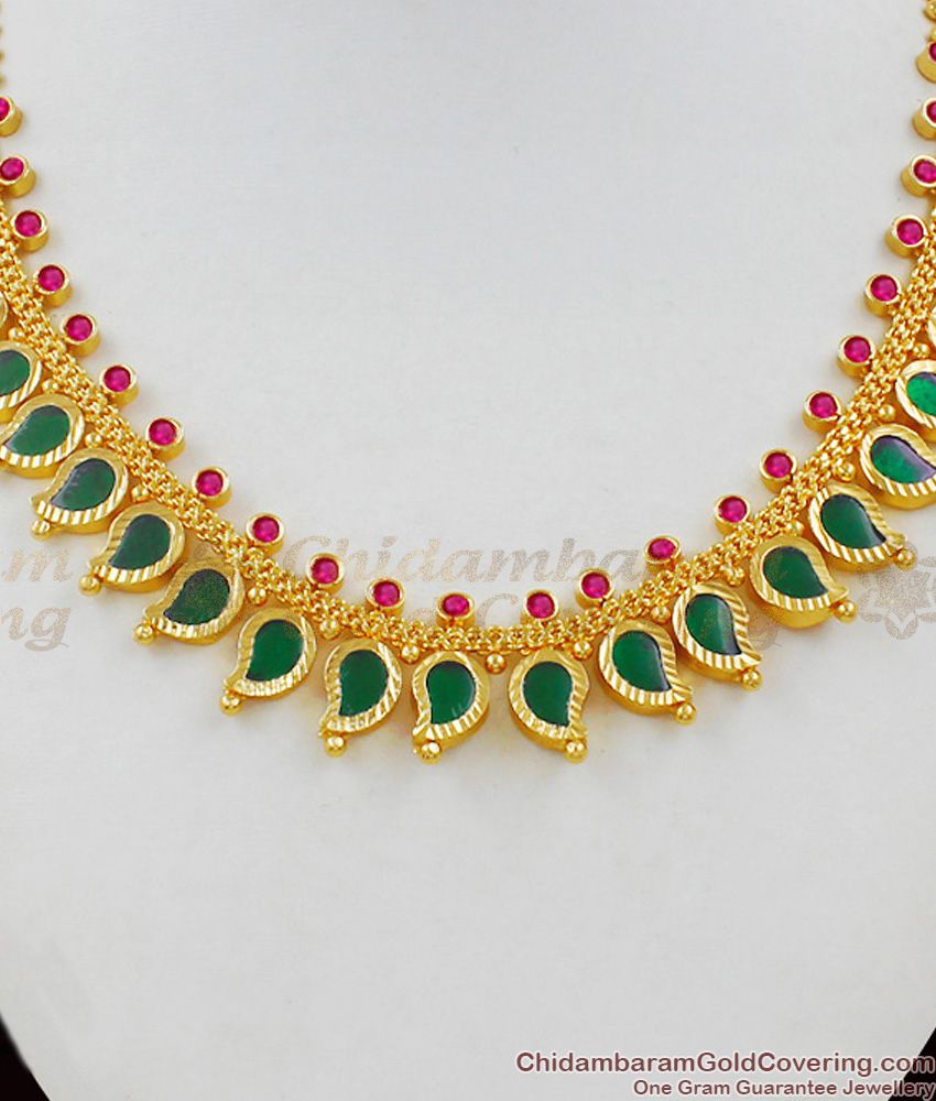 Traditional Attigai Kerala Palakka Necklace For Ladies Best Selling Jewellery NCKN1472