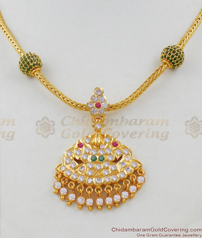 Traditional Panchaloga Five Metal Ayimpon Necklace Designs