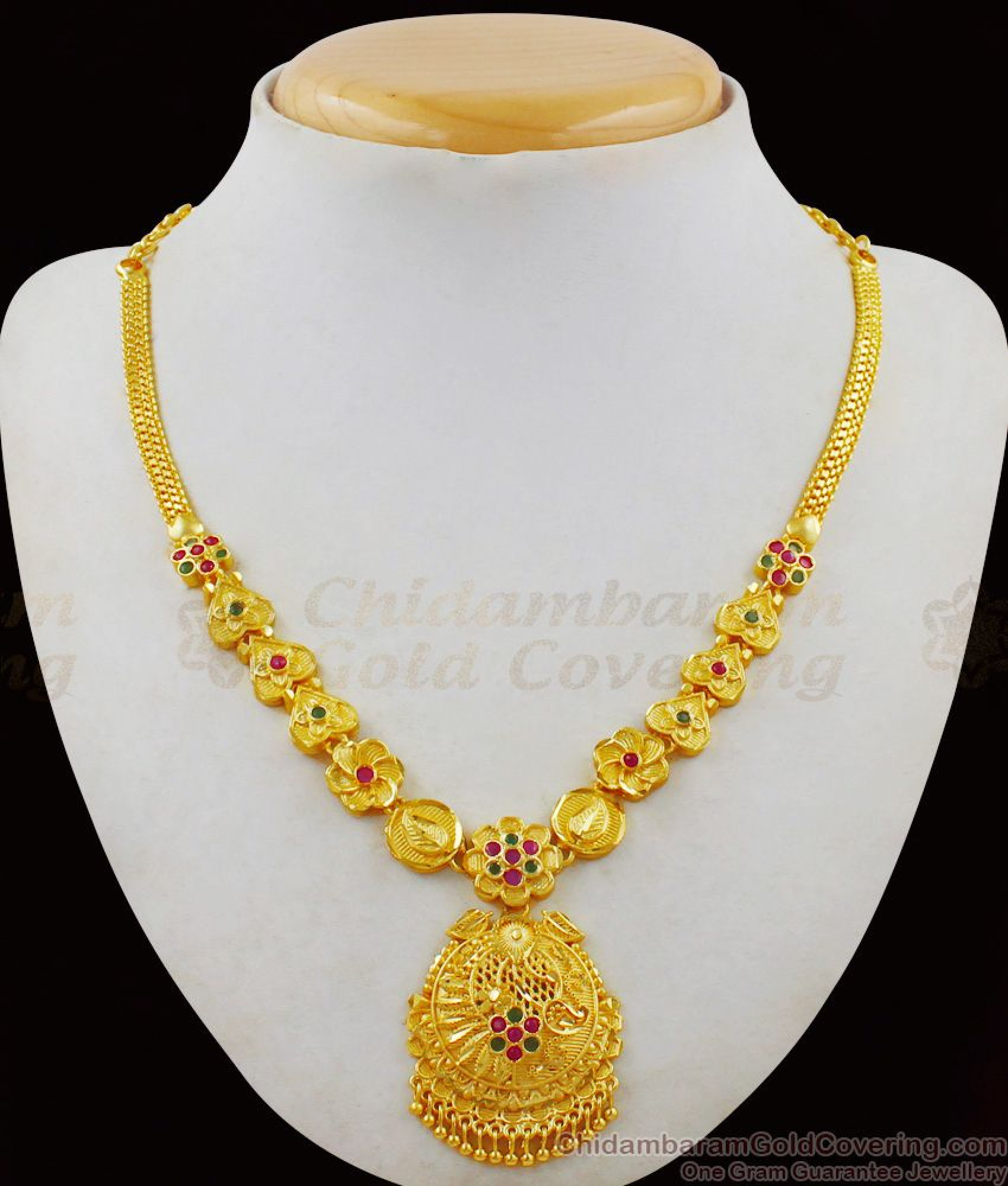 Buy Modern Marriage Bridal Gold Necklace Designs New Arrivals NCKN1870