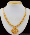 Trendy Gold Necklace With Balls Type For Ladies Gold Plated Jewelry NCKN1883