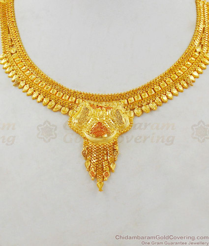 Latest Gold Necklace Designs For Wedding 2024 | South Indian Jewels