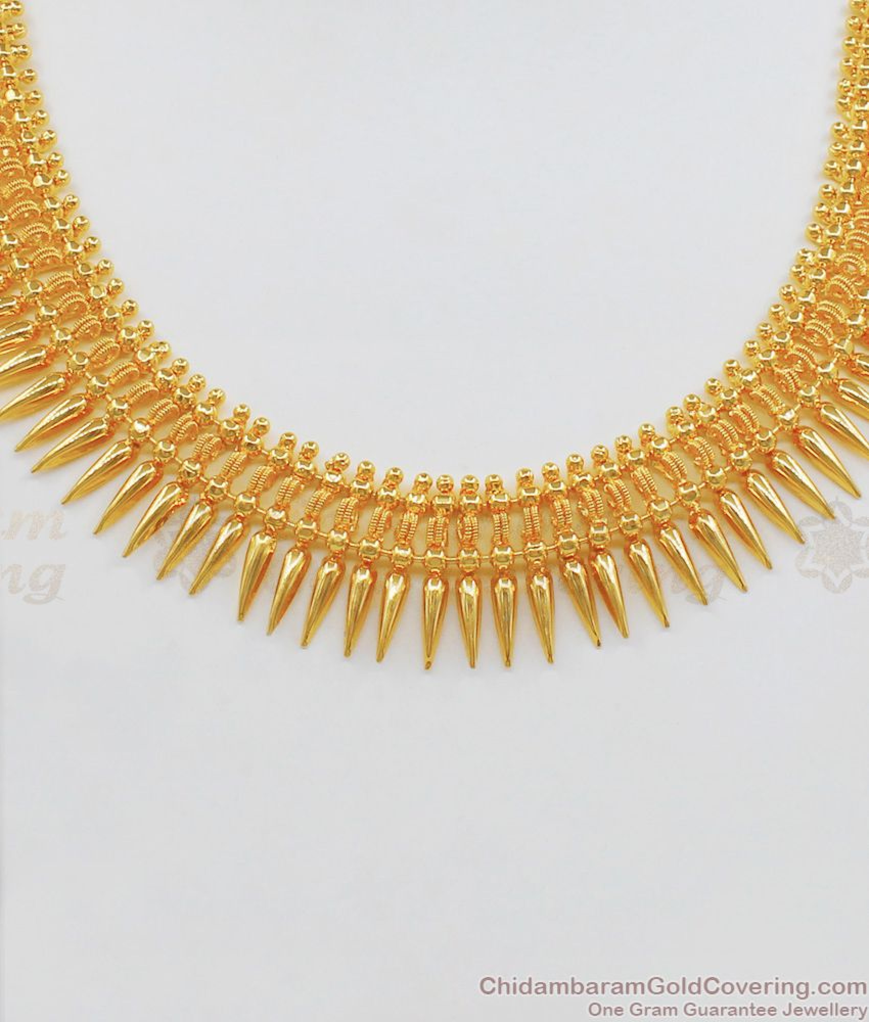 Mullai Poo Gold Necklace For Women Gold Plated Jewelry Collection NCKN1889