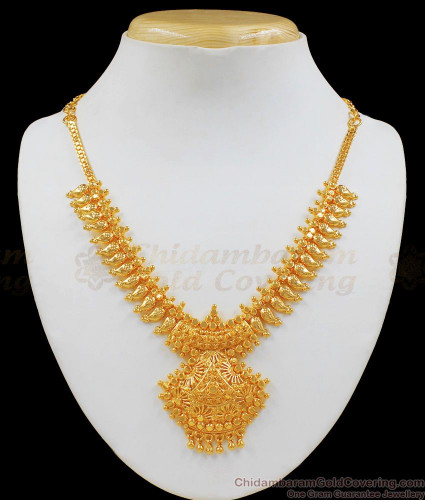 Gold plated mango mala on sale online