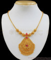 Stunning Model Kerala Gold Necklace Design Imitation Jewelry NCKN1936