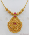 Stunning Model Kerala Gold Necklace Design Imitation Jewelry NCKN1936