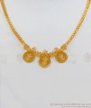  Lakshmi Coin Design Gold Necklace For Traditional Wear NCKN1963