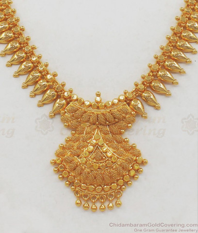 Attractive Kerala Elakkathali Choker Necklace Bridal Jewelry NCKN1074