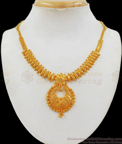 Trendy Heart Dollar Aspiring Gold Necklace Calcutta Light Weight Design ...