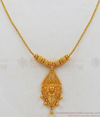 Buy Gold Plated Single Nagapadam Pendant Necklace Design