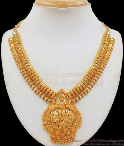 Dazzling Kerala Elakkathali Choker Necklace Bridal Design Nckn1076