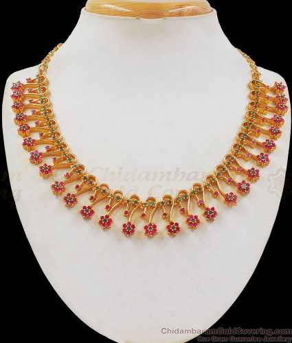 Party wear gold necklace on sale designs