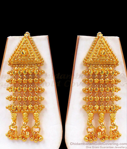 gold earrings for necklace