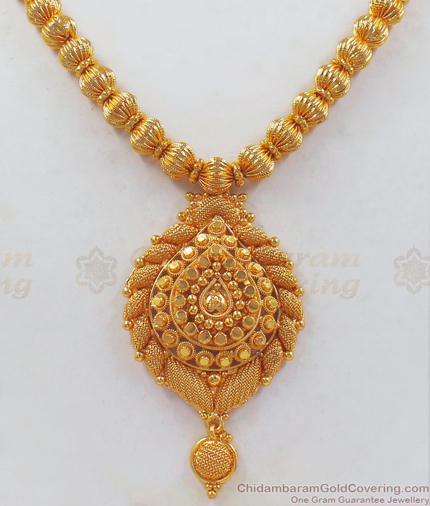 Latest One Gram Gold Necklace Collections Online Net Design NCKN2382