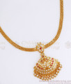 New Model Five Metal Necklace Ruby White Stone Gati Jewelry NCKN2699
