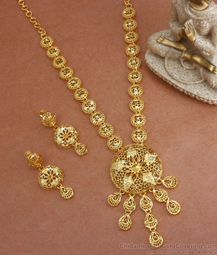 Buy Dubai Gold Jewellery Design Light Weight Mini Haram Set