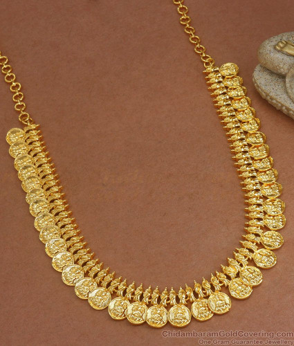 Long coin hot sale necklace gold