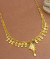 Premium Finish 2 Gram Gold Necklace Bridal Wear Collections NCKN2981