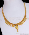 Premium Finish 2 Gram Gold Necklace Bridal Wear Collections NCKN2981