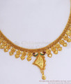 Premium Finish 2 Gram Gold Necklace Bridal Wear Collections NCKN2981