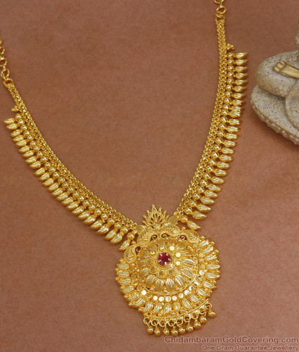 1 Gram Gold plated Forming Necklace Set for Women & Girls