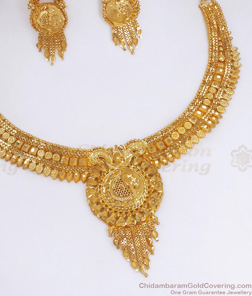 Grand Look Calcutta Bridal Choker Necklace Forming Jewelry Collections NCKN3196