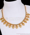 Latest Gold Plated Necklace Peacock Designs NCKN3215
