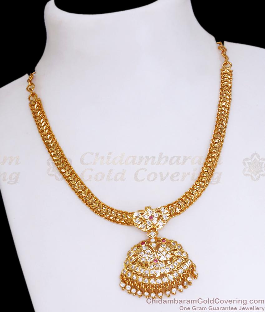 Heavy Bridal Gold Tone Impon Necklaces Designs Shop Online NCKN3224