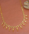 1 Gram Gold Necklaces For Women Flower Design NCKN3242
