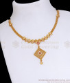 Stylish Cz Stone Gold Imitation Necklace Engagement Design NCKN3244