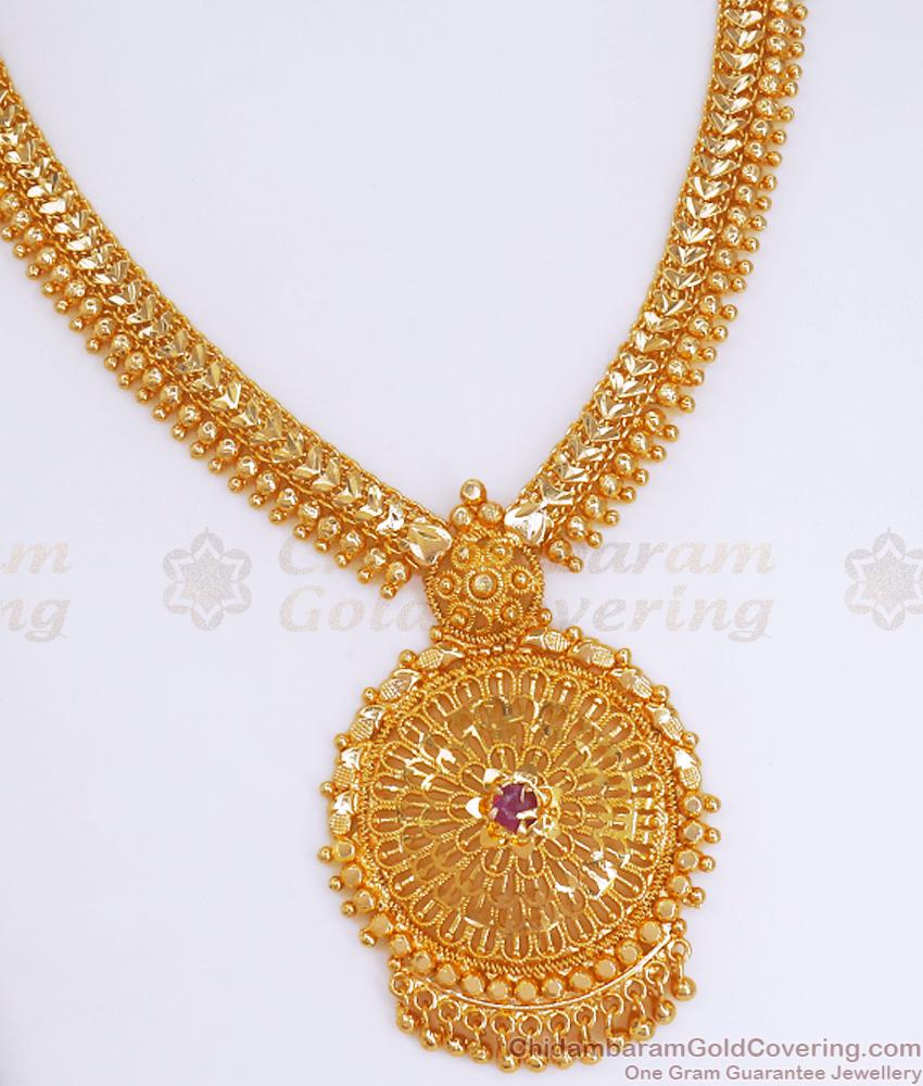 Grand Bridal Look One Gram Gold Chain Necklace Women NCKN3259