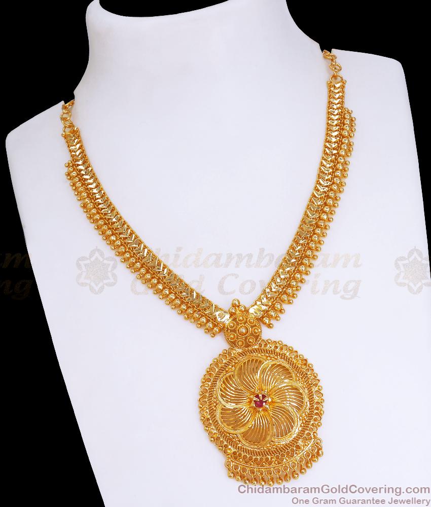 High Quality Gold Necklace Imitation Jewelry Bridal Design NCKN3270