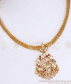 Elegant Peacock Impon Necklace Women Bridal Jewelry NCKN3282