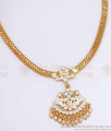 Hight Quality Impon Attigai White Stone Necklace Design NCKN3285