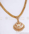 Bridal Swan Design Impon Necklace Gati Stone Jewelry NCKN3286