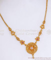 Buy Party Wear Gold Necklace Italian Chain NCKN3290