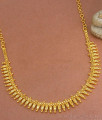 Traditional Mullai Arumbu Gold Design Necklace NCKN3299