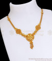 Women Wedding Design Gold Plated Necklace Online NCKN3301