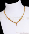 Light Weight Gold Ruby Necklace Party Wear NCKN3305